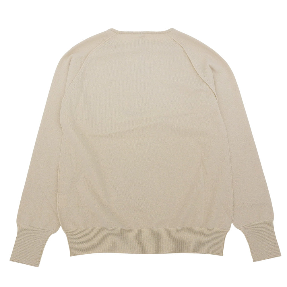 TOYOBOSHI TOYOYBOUSHI New Condition 100% Cashmere V-Neck Knit Top Women's Light Beige 1 08IT-BC0001 Top