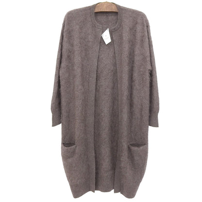 TOYOBOSHI Toyo Boshi Like New Itoiori BIWA 100% Cashmere Long Cardigan Top Women's Brown F 13IT-FC2002 Top