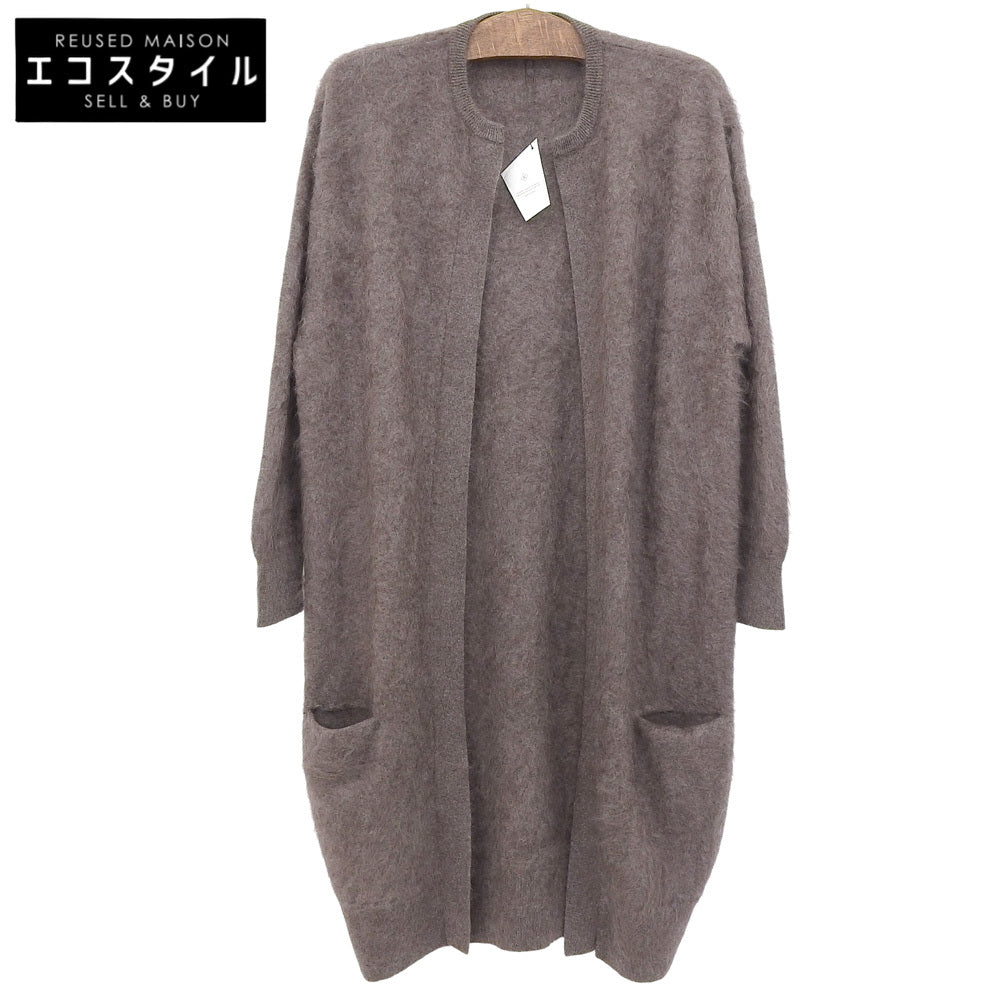 TOYOBOSHI Toyo Boshi Like New Itoiori BIWA 100% Cashmere Long Cardigan Top Women's Brown F 13IT-FC2002 Top
