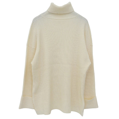 BALLSEY BALLSEY excellent-condition links-rib turtleneck pullover women's ivory S tops