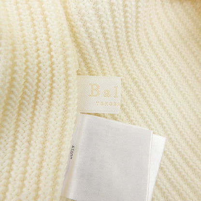 BALLSEY BALLSEY excellent-condition links-rib turtleneck pullover women's ivory S tops