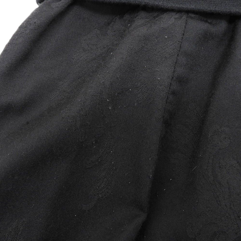 Excellent condition, patterned mermaid skirt with slit, women's, black, size 36, 233JLE. Skirt, size 36, women's