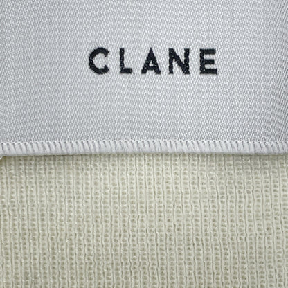 CLANE CLANE 象牙色 V领 针织上衣