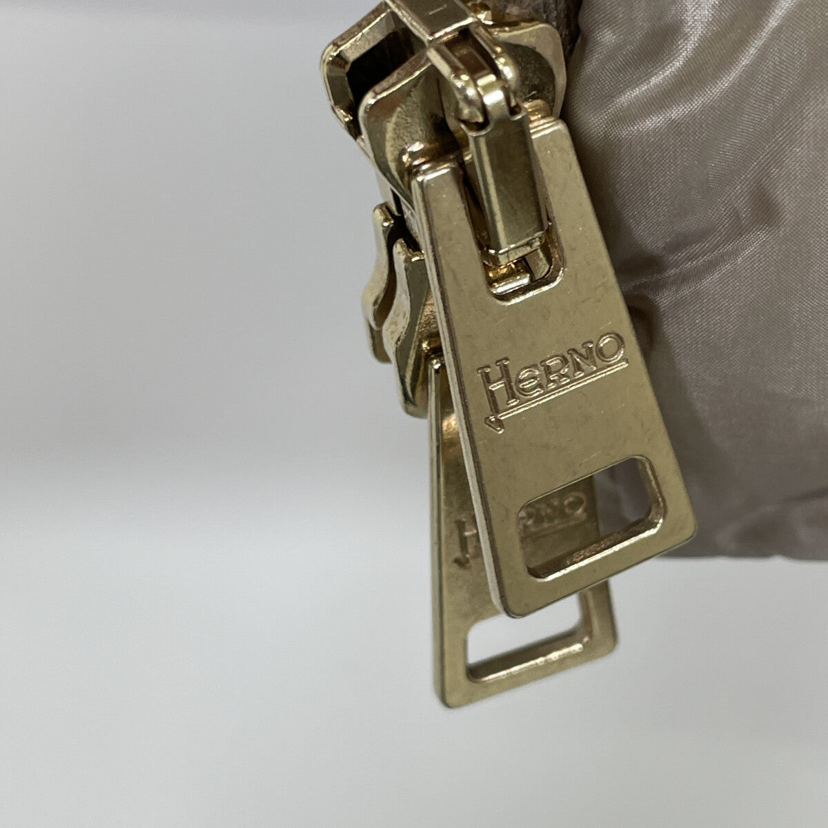 HERNO ヘルノ ベージュ フォックスファー PRODUZ LAVJAP ダウンジャケット コート