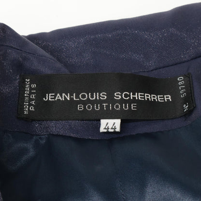 JEAN-LOUIS SCHERRER 讓路易雪萊爾 S84125 藍色 人造丝混纺 夹克半裙 套装 套装 44 女士