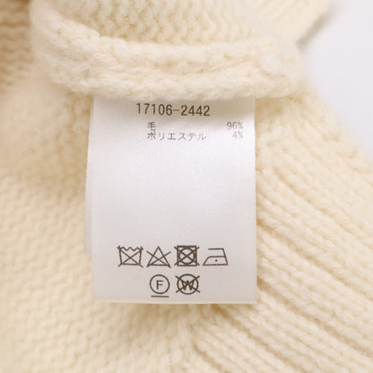 CLANE クラネ 17105-2442 24AW ベージュ 2WAY ネック オーバーニット トップス