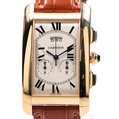 Cartier 卡地亚 W2605856 750 QZ 坦克美国系列腕表 大号款