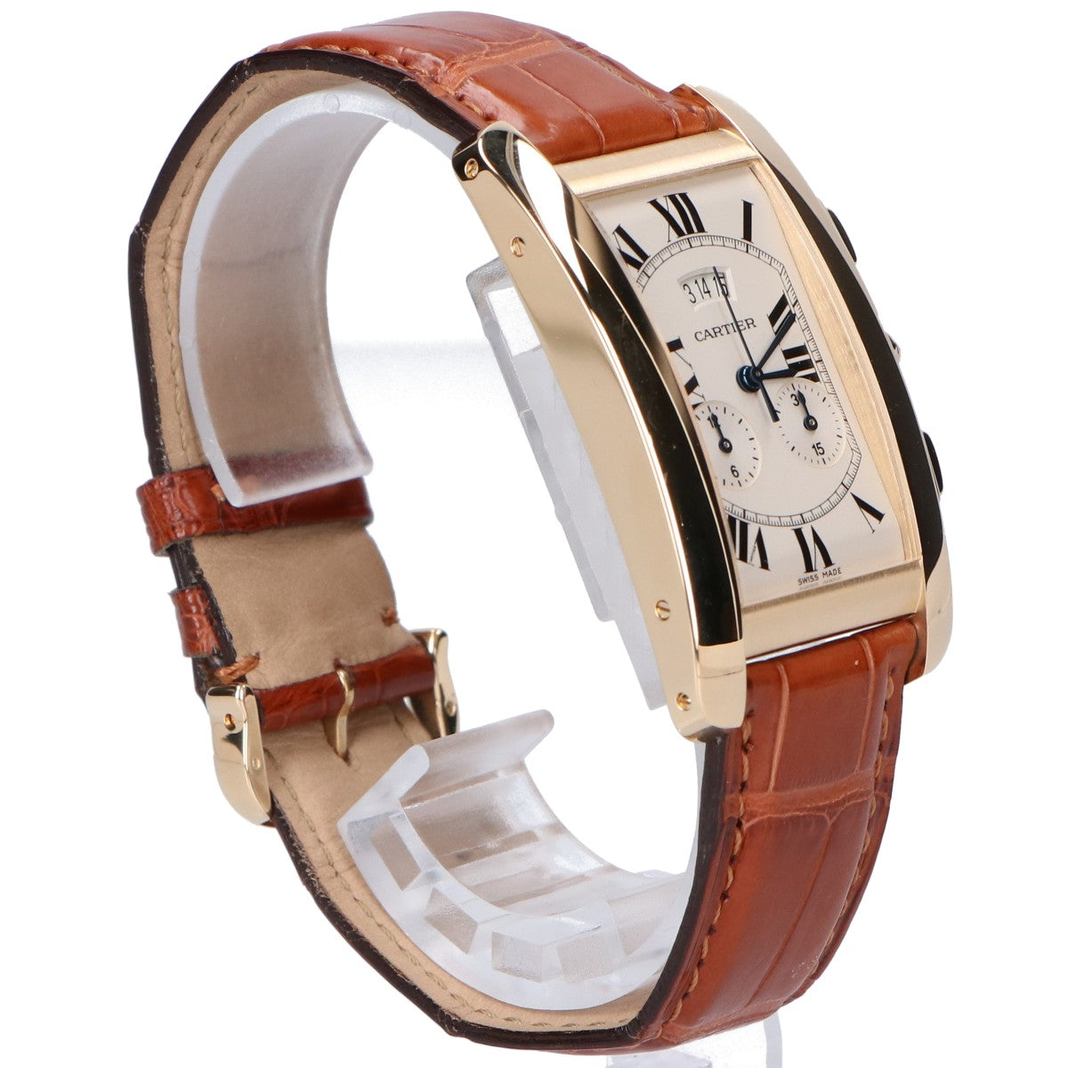 Cartier カルティエ W2605856 750 QZ タンク アメリカン ウォッチ