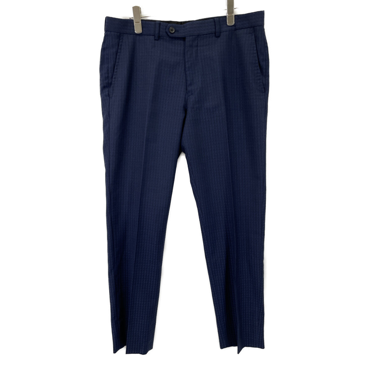 4024283051 Navy All-Over Pattern 3-Piece Suit Set, Suit Set-up, L, Men's