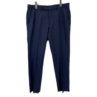 4024283051 Navy All-Over Pattern 3-Piece Suit Set, Suit Set-up, L, Men's