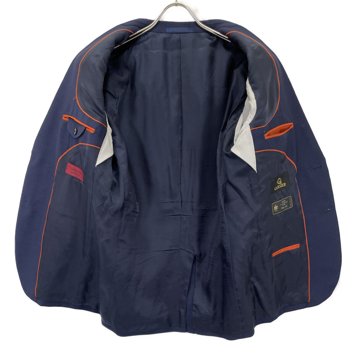 4021583091 F.LLI CERRUTI 1881 Fabric Navy Suit Suit Set Up L Men's