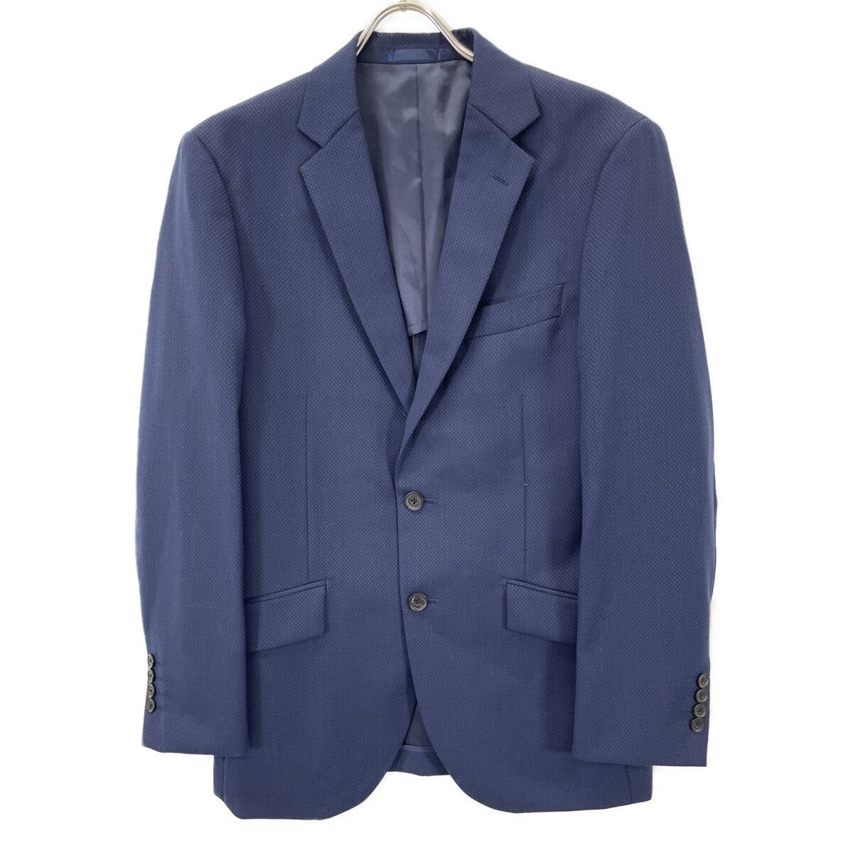 4025583011 Open Cuffs 2-Button Center Vent Navy Suit Set-up L Men's