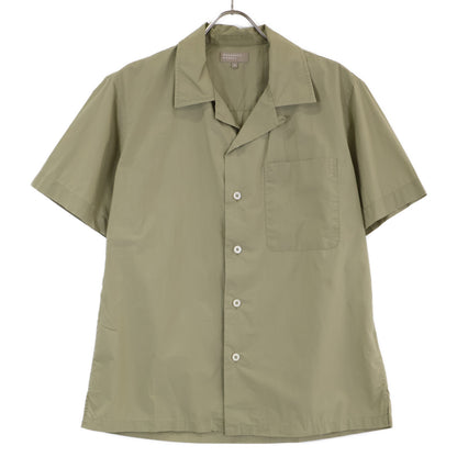 579-8150060 Cotton Open-Collar Short-Sleeve Shirt/Top M Women's