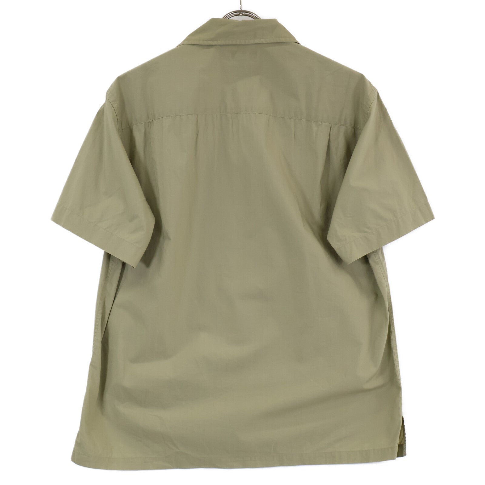 579-8150060 Cotton Open-Collar Short-Sleeve Shirt/Top M Women's