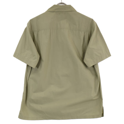 579-8150060 Cotton Open-Collar Short-Sleeve Shirt/Top M Women's