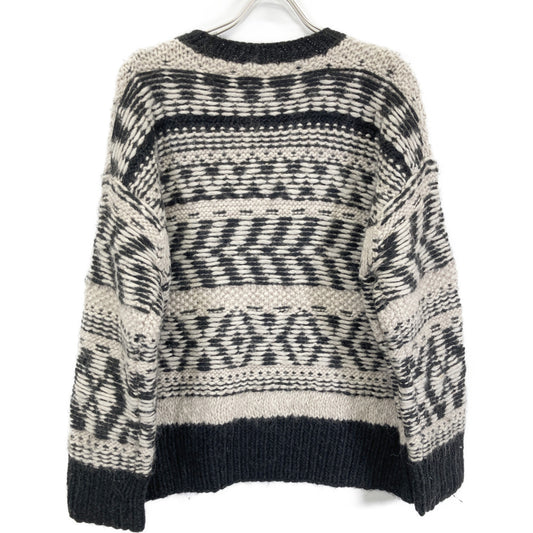 HAND JACQUARD PULLOVER ﾆｯﾄ トップス F レディース
