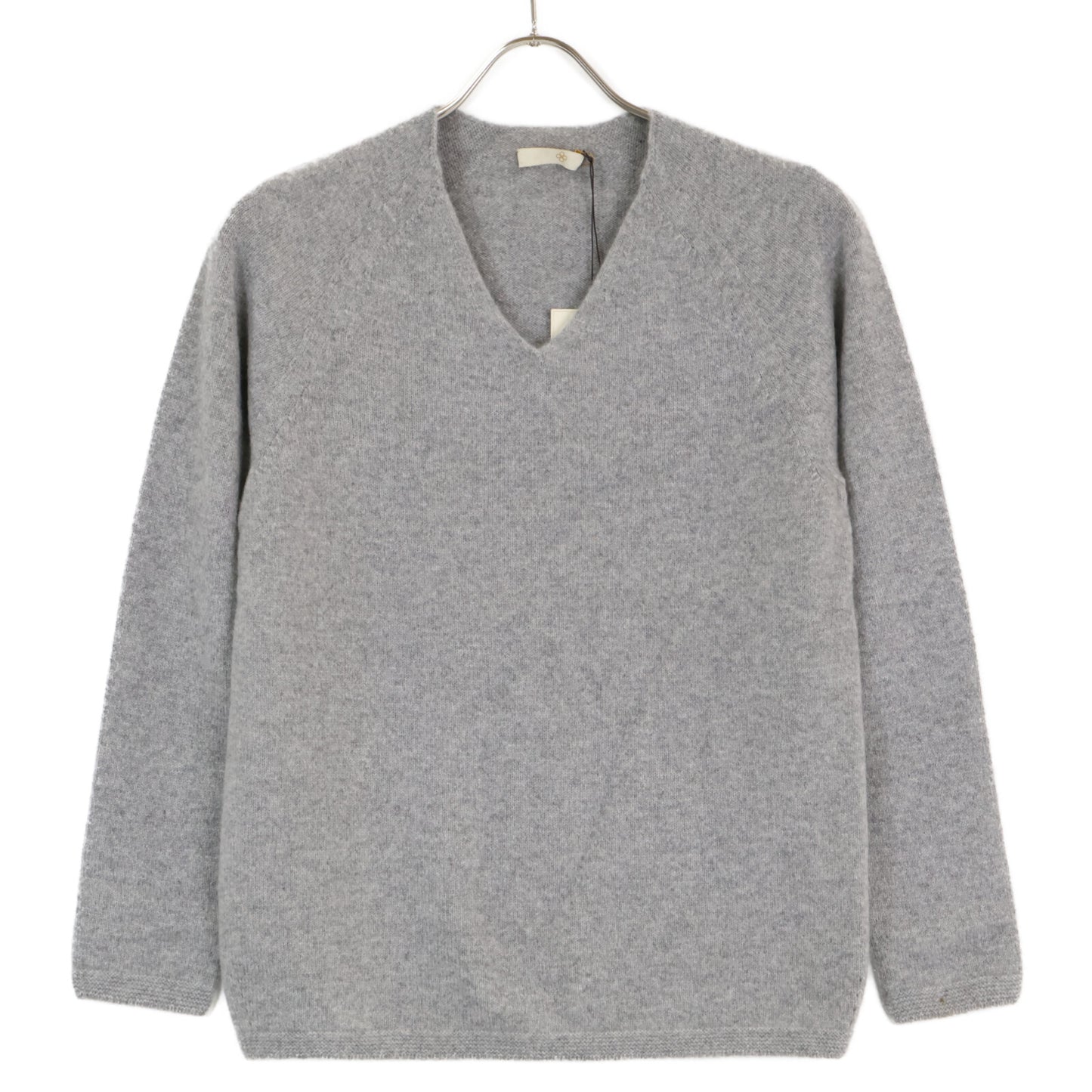 [Near Mint] HAKOBE 08IT-PC0001 100% Cashmere V-neck Knit Sweater/Top 1 Ladies