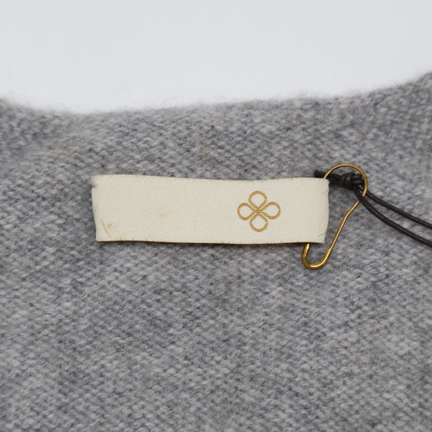 [Near Mint] HAKOBE 08IT-PC0001 100% Cashmere V-neck Knit Sweater/Top 1 Ladies