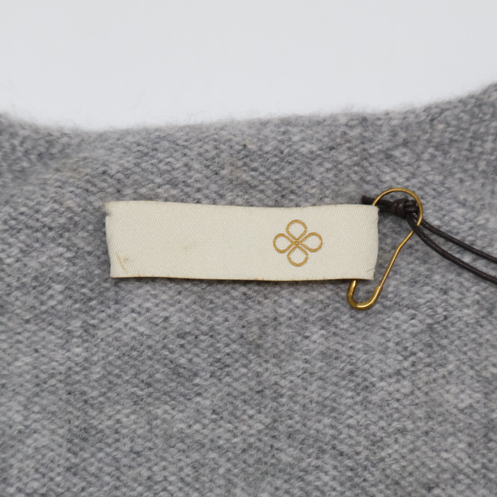 [Near Mint] HAKOBE 08IT-PC0001 100% Cashmere V-neck Knit Sweater/Top 1 Ladies