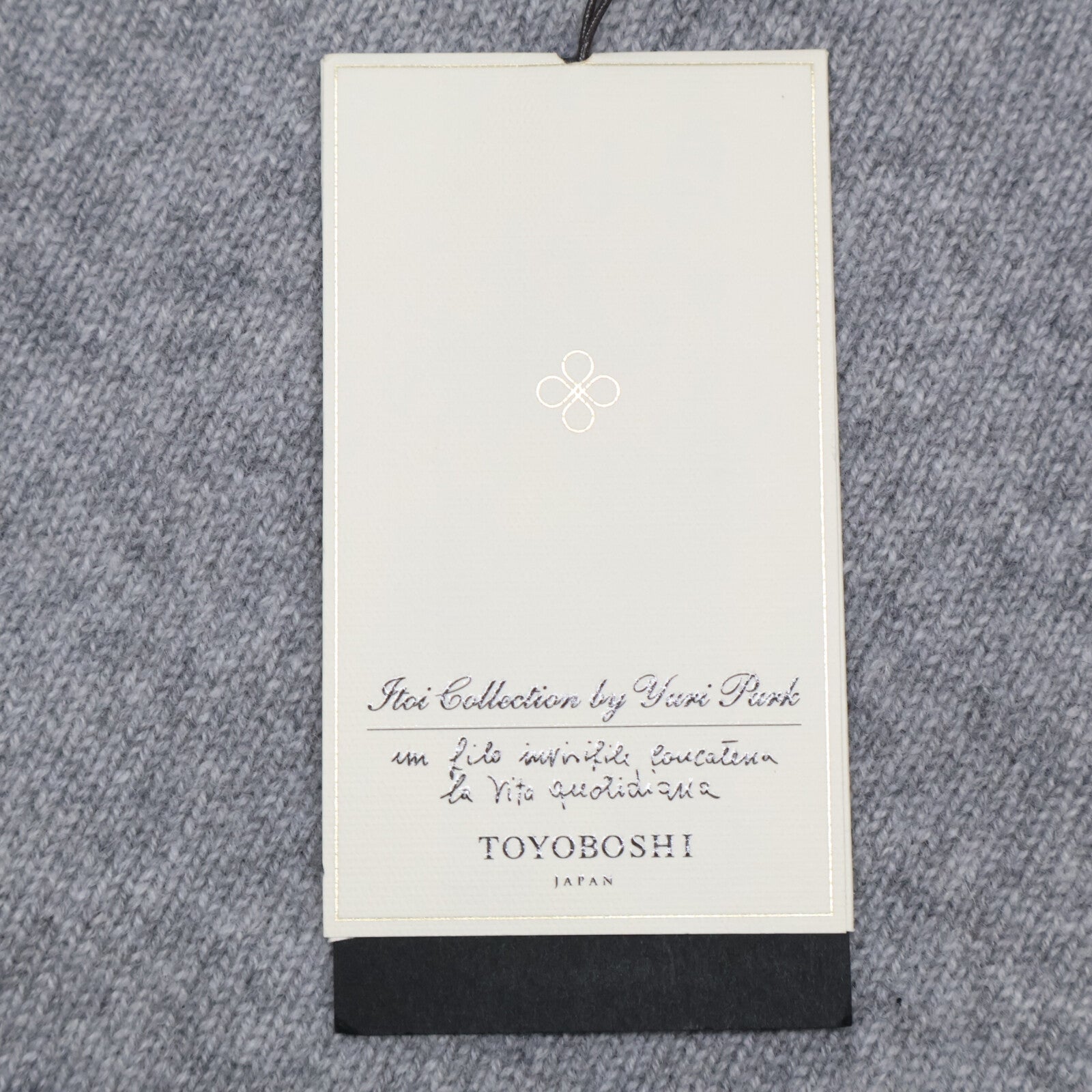[Near Mint] HAKOBE 08IT-PC0001 100% Cashmere V-neck Knit Sweater/Top 1 Ladies