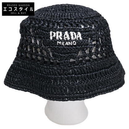 PRADA 普拉达 【美品】1HC137 2A2T 编织面料渔夫帽