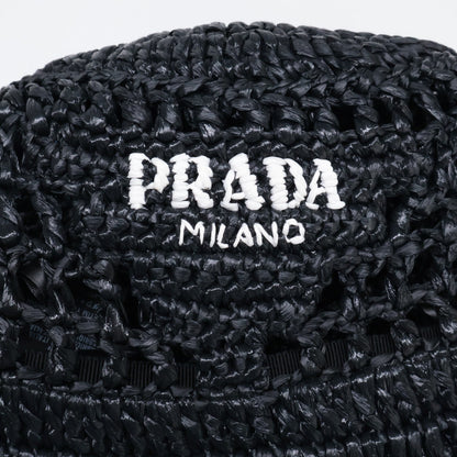 PRADA 普拉达 【美品】1HC137 2A2T 编织面料渔夫帽