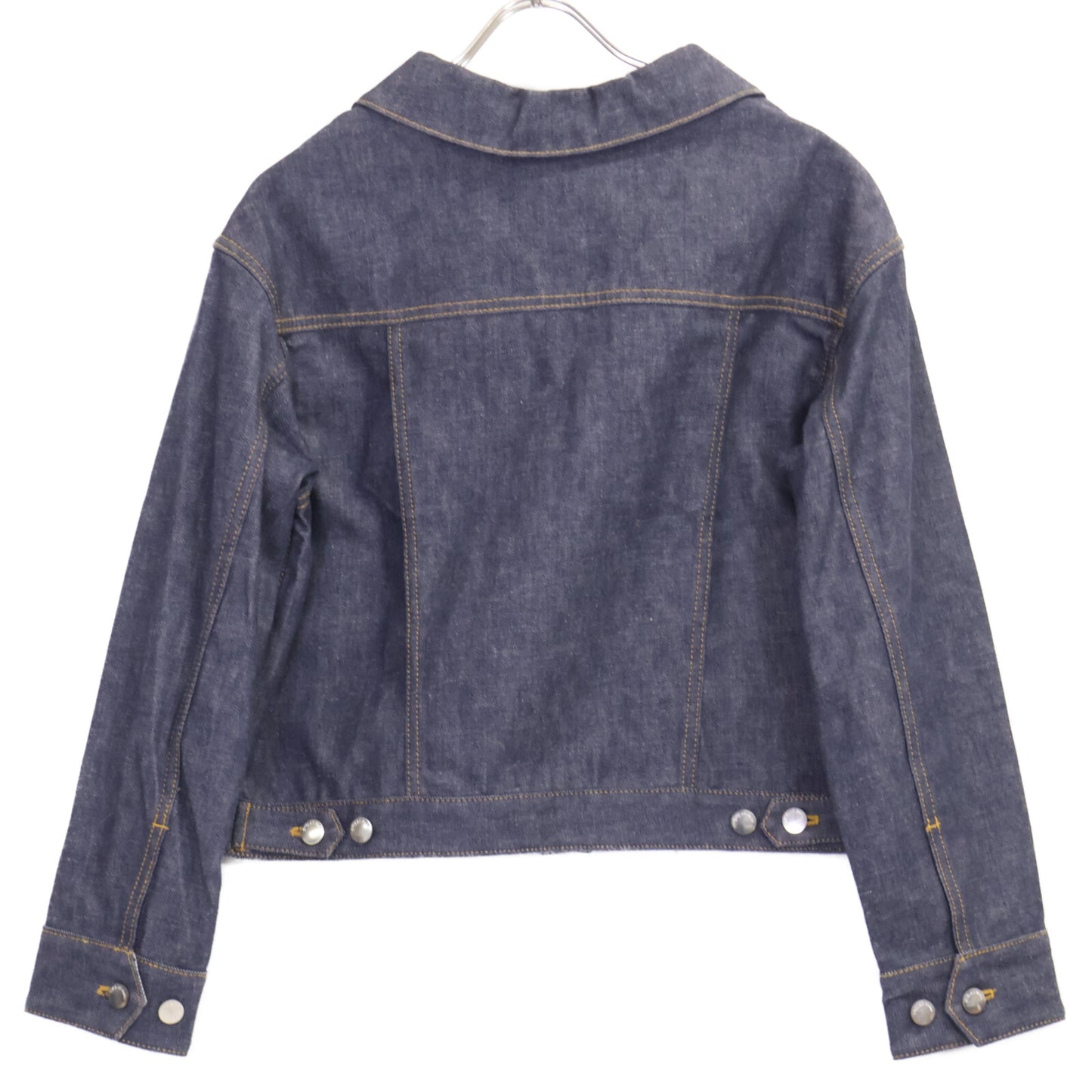 Women's Blue Cotton Rigid Denim Jacket O