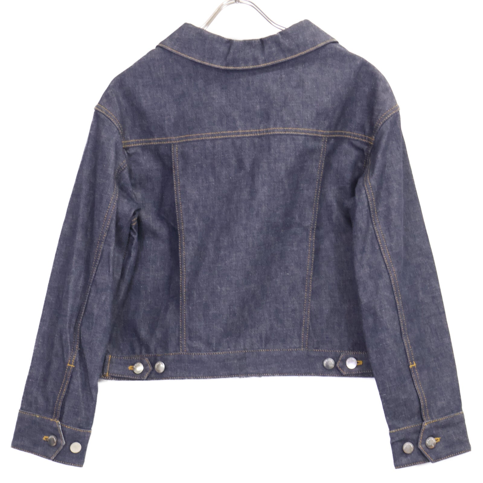 Women's Blue Cotton Rigid Denim Jacket O