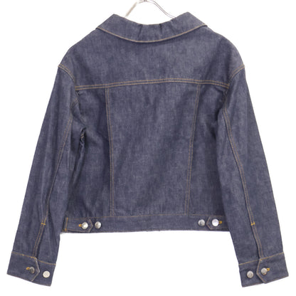 Women's Blue Cotton Rigid Denim Jacket O