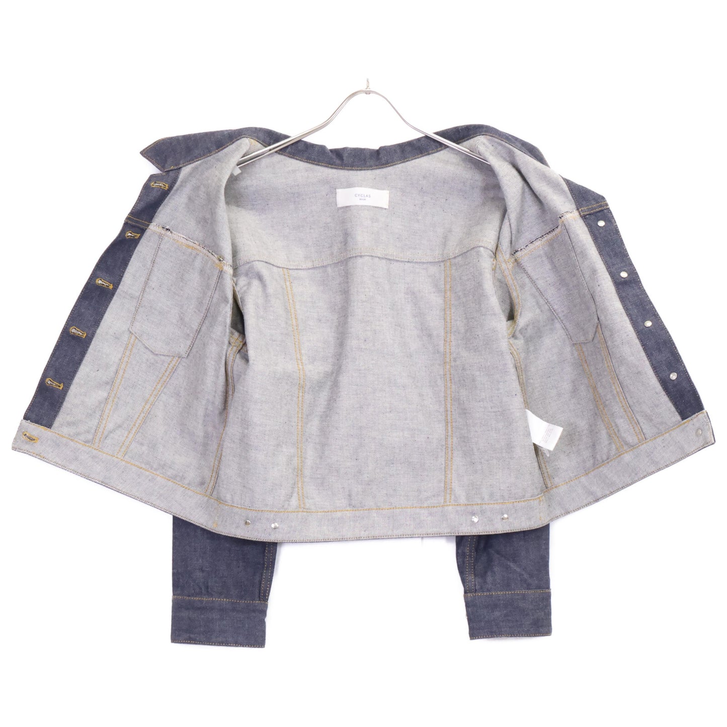 Women's Blue Cotton Rigid Denim Jacket O