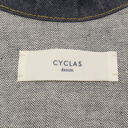 Women's Blue Cotton Rigid Denim Jacket O