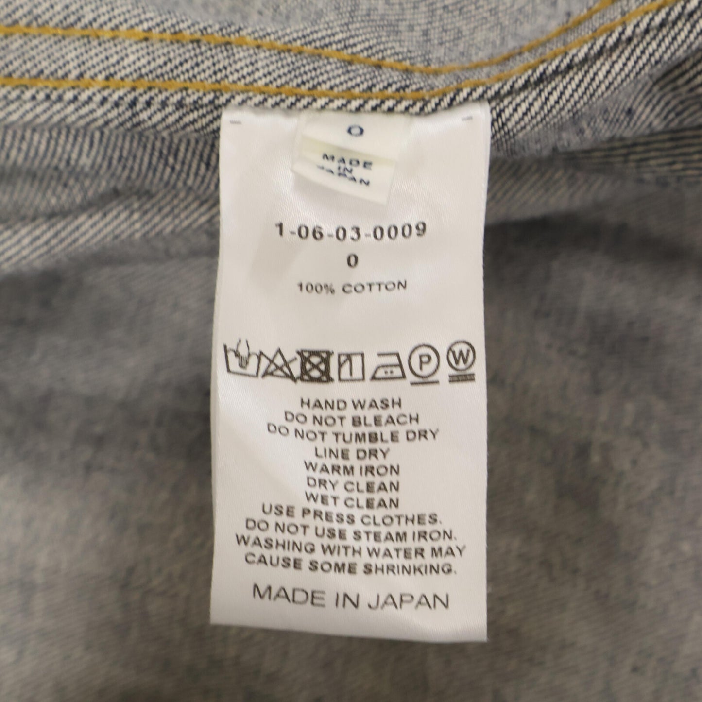 Women's Blue Cotton Rigid Denim Jacket O