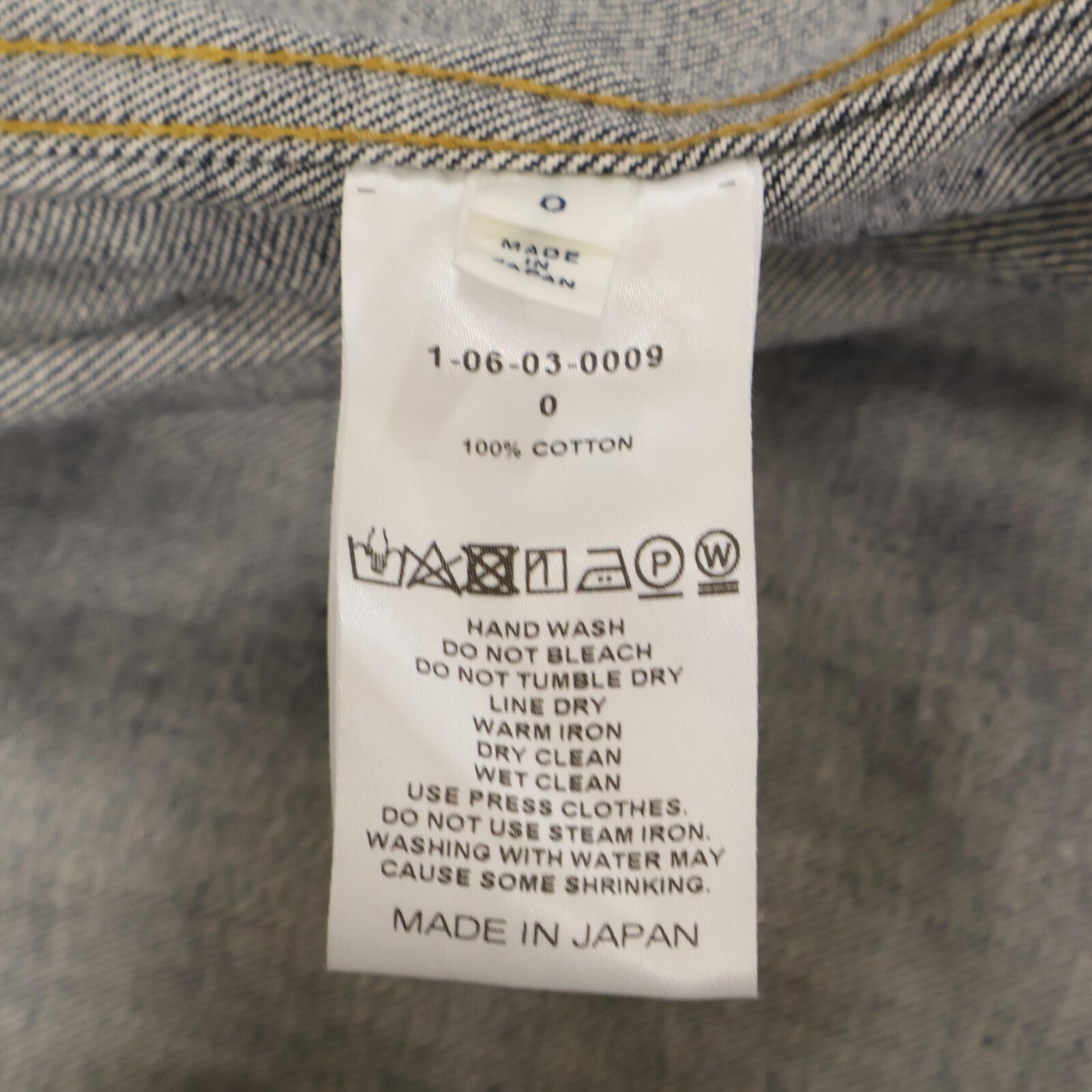 Women's Blue Cotton Rigid Denim Jacket O