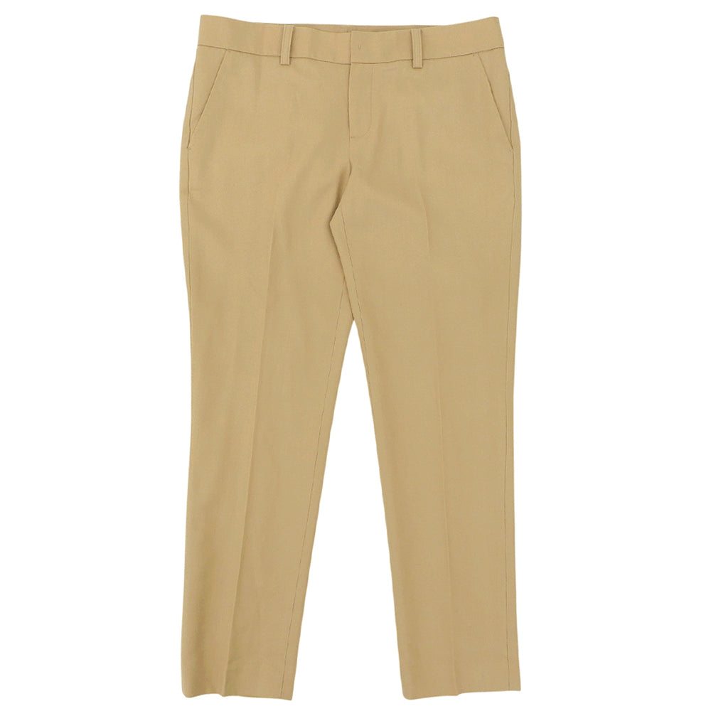 Unused Wool Center Press Slacks Bottoms Women's Beige 3 Bottoms 3 Women's