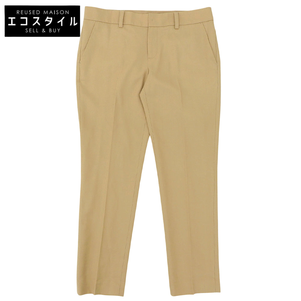 Unused Wool Center Press Slacks Bottoms Women's Beige 3 Bottoms 3 Women's