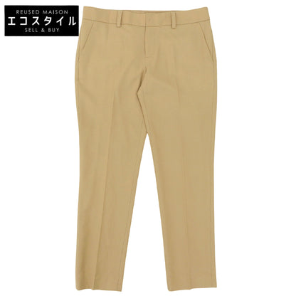 Unused Wool Center Press Slacks Bottoms Women's Beige 3 Bottoms 3 Women's
