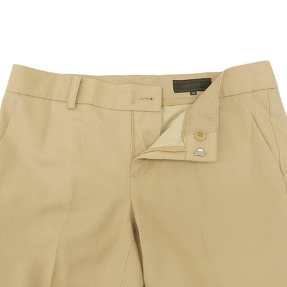 Unused Wool Center Press Slacks Bottoms Women's Beige 3 Bottoms 3 Women's