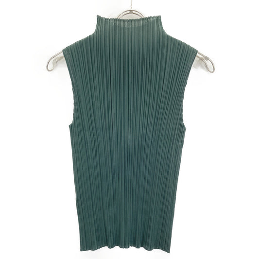 PLEATS PLEASE プリーツプリーズ PP55JK802 ダークグリーン NEW COLORFUL ノースリーブ カットソー トップス