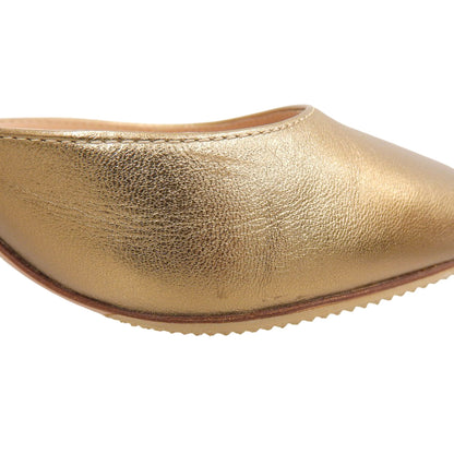 Excellent condition separate heel pumps women's gold 38 shoes 38 women's