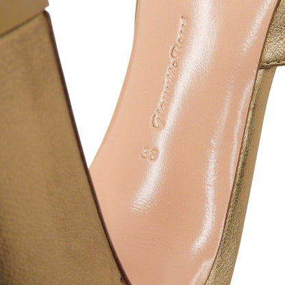 Excellent condition separate heel pumps women's gold 38 shoes 38 women's