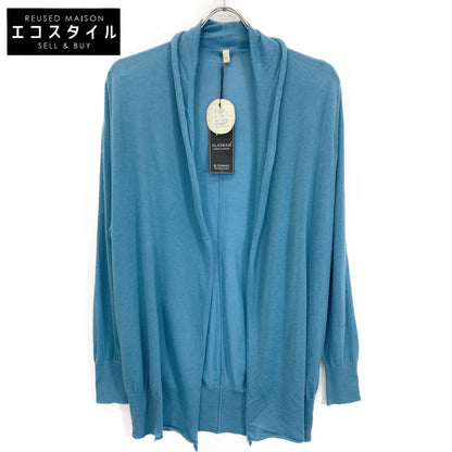 TOYOBOSHI TOYOBOSHI Light Green Blue TOKURA 09IT-AC6002 Cashmere Cardigan Top