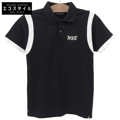 HYSTERIC GLAMOUR HYSTERIC MOTEL Polo Shirt Top Men's Black x White S 02241CH05 Tops