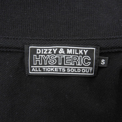 HYSTERIC GLAMOUR HYSTERIC MOTEL Polo Shirt Top Men's Black x White S 02241CH05 Tops