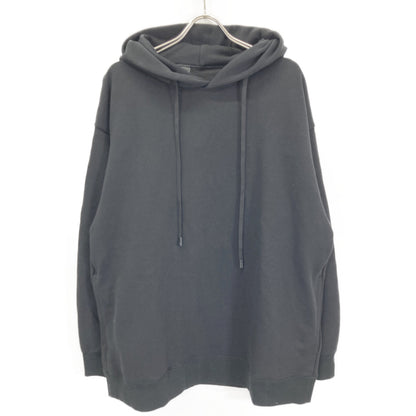 BLACK 2232-CS06-030 Tagged Sweat Hoodie Tops 40 Men's