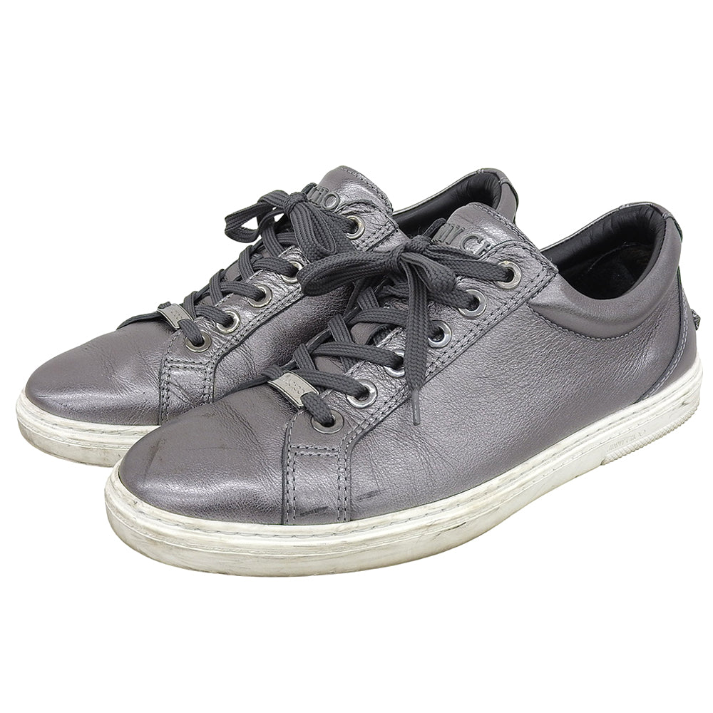 JIMMY CHOO ジミーチュウ メタリック スタースタッズ ローカット JIMMY CHOO ジミーチュウ メタリック スタースタッズ ローカット