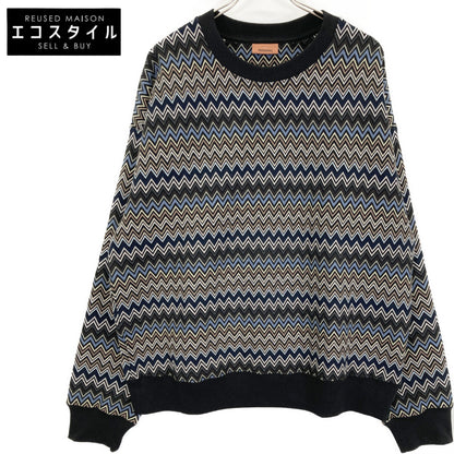 MISSONI 米索尼 24年 US24WW02 之字形图案纯棉圆领卫衣 上衣