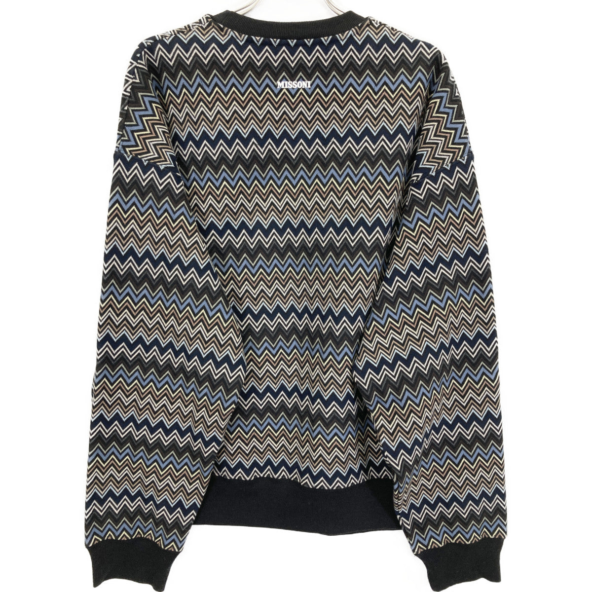 MISSONI 米索尼 24年 US24WW02 之字形图案纯棉圆领卫衣 上衣