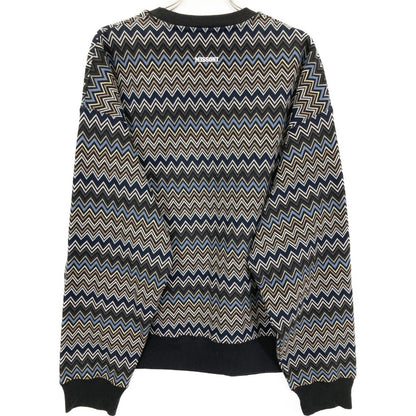 MISSONI 米索尼 24年 US24WW02 之字形图案纯棉圆领卫衣 上衣