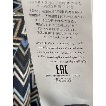 MISSONI 米索尼 24年 US24WW02 之字形图案纯棉圆领卫衣 上衣