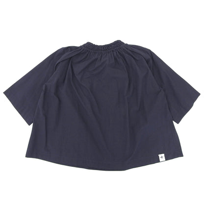 美品 褶皱 棉质 女式衬衫 上衣 海军蓝 32 J40NC0103 23年 上衣 32 女式